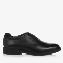 Boys Black Leather Shoes