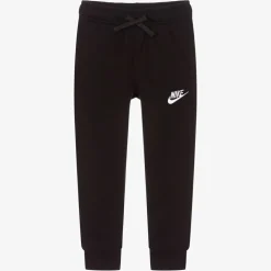 Boys Black Logo Joggers