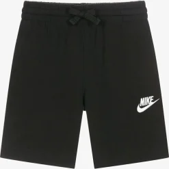 Boys Black Logo Shorts
