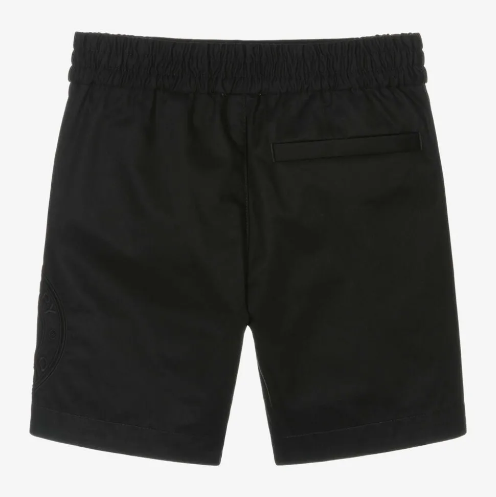 Boys Black Logo Shorts