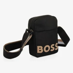 Boys Black Messenger Bag (19cm)