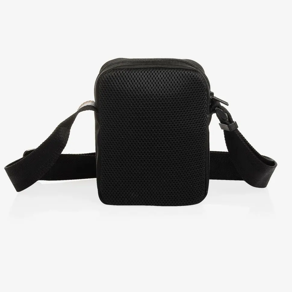 Boys Black Messenger Bag (19cm)