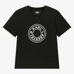 Boys Black Organic Cotton T-Shirt