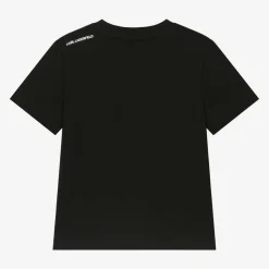 Boys Black Organic Cotton T-Shirt