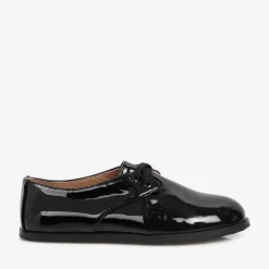 Boys Black Patent Leather Shoes