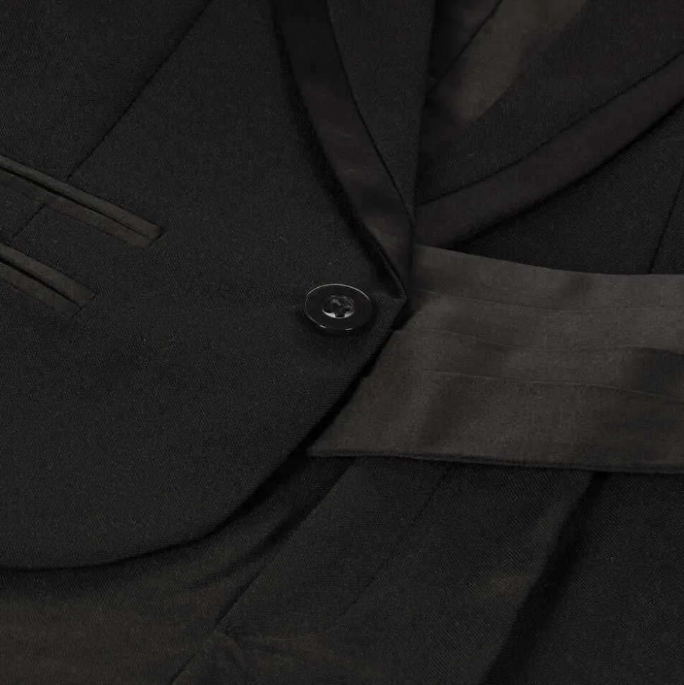 Boys Black Tuxedo Suit