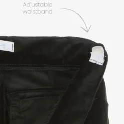 Boys Black Velvet Trousers