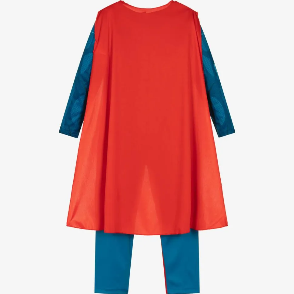 Boys Blue & Red Superman Costume