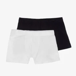 Boys Blue & White Boxer Shorts (2 Pack)