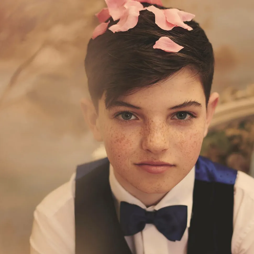 Boys Blue Bow Tie (10cm)