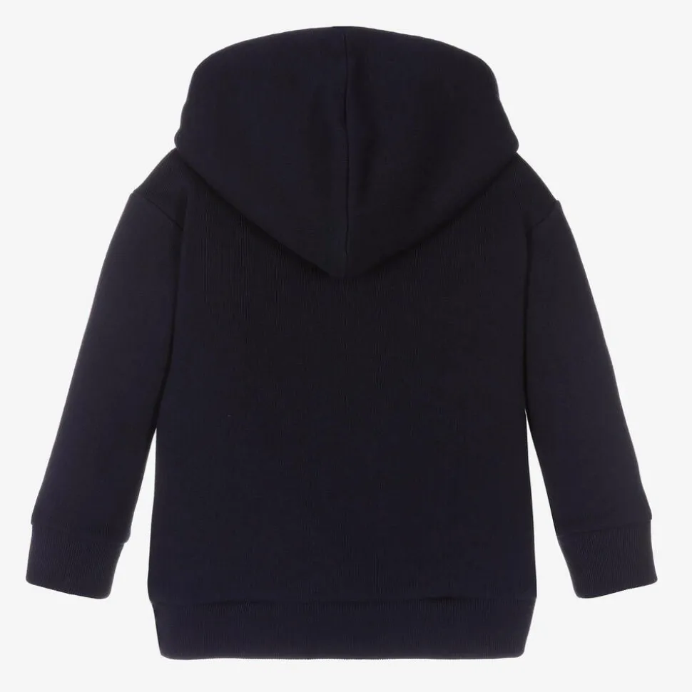 Boys Blue Cat Logo Hoodie