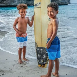 Boys Blue Colourblock Swim Shorts (UPF40+)