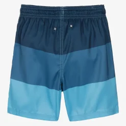 Boys Blue Colourblock Swim Shorts (UPF40+)