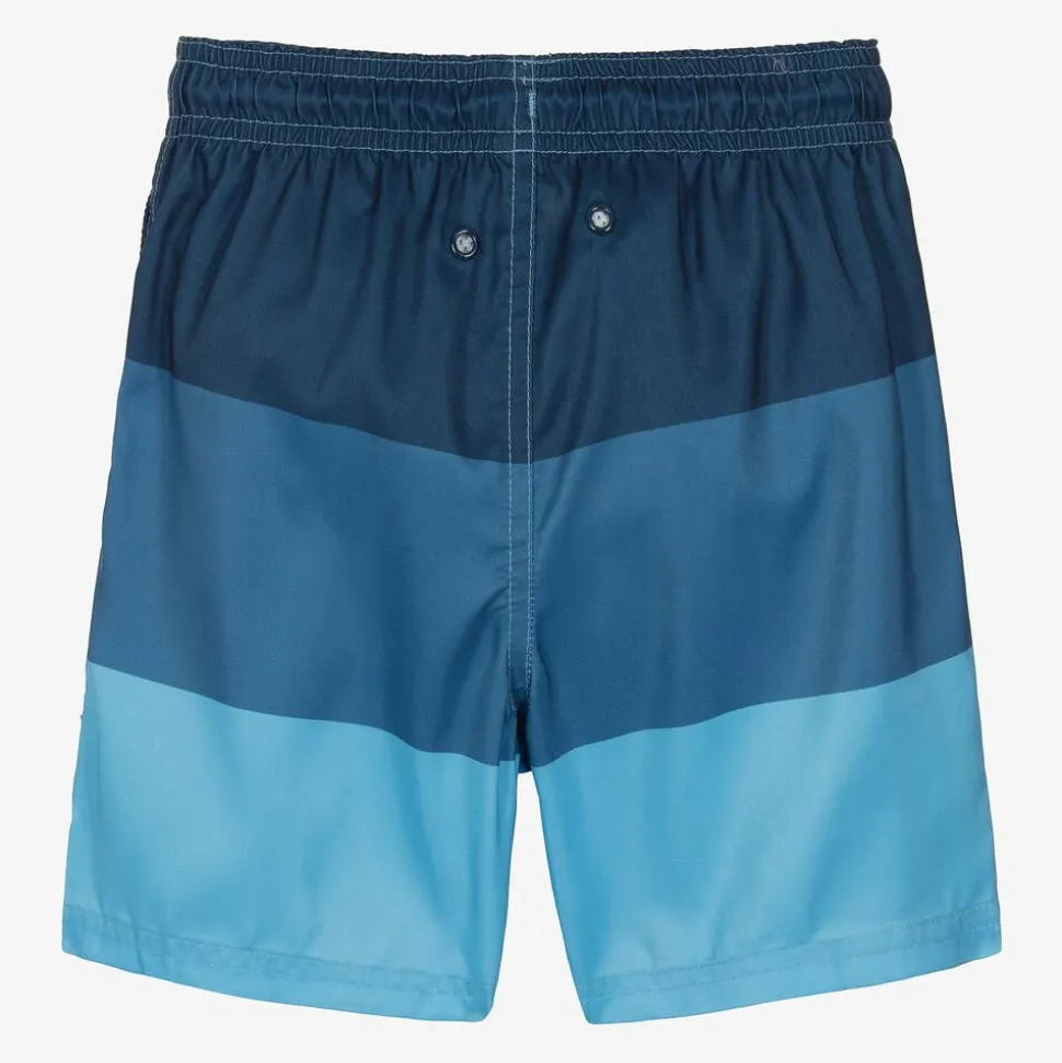 Boys Blue Colourblock Swim Shorts (UPF40+)