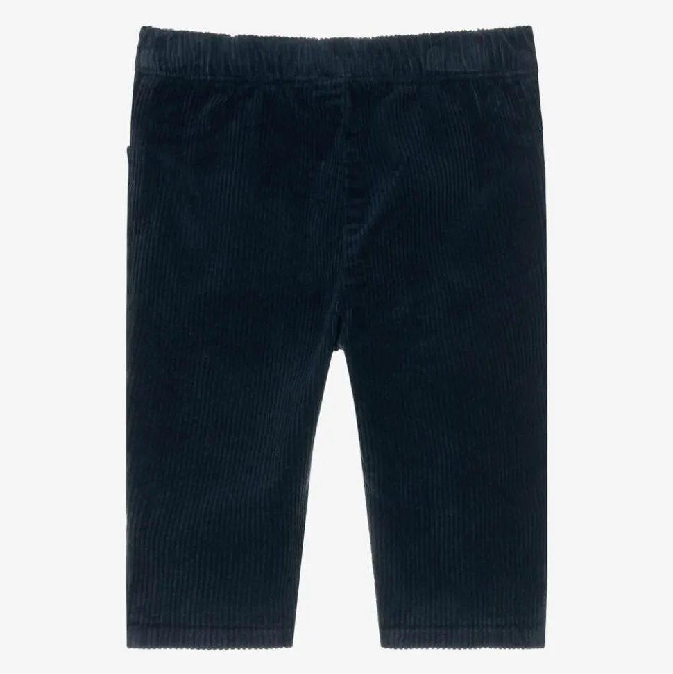 Boys Blue Corduroy Trousers