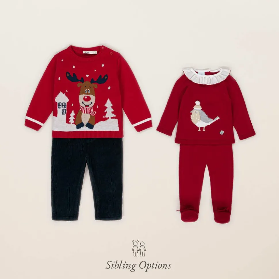 Boys Blue Corduroy Trousers