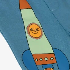 Boys Blue Cosmic Print Organic Cotton Tracksuit