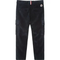 Boys Blue Cotton Corduroy Trousers