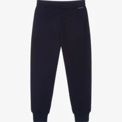 Boys Blue Cotton Joggers