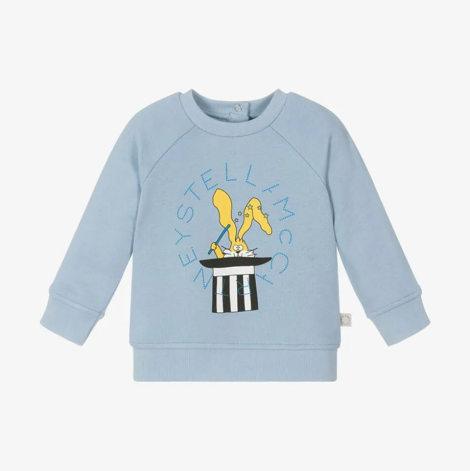 Boys Blue Cotton Sweatshirt