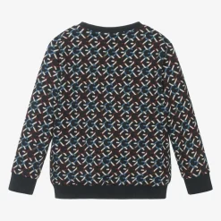 Boys Blue Cotton Sweatshirt