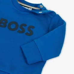 Boys Blue Cotton Sweatshirt