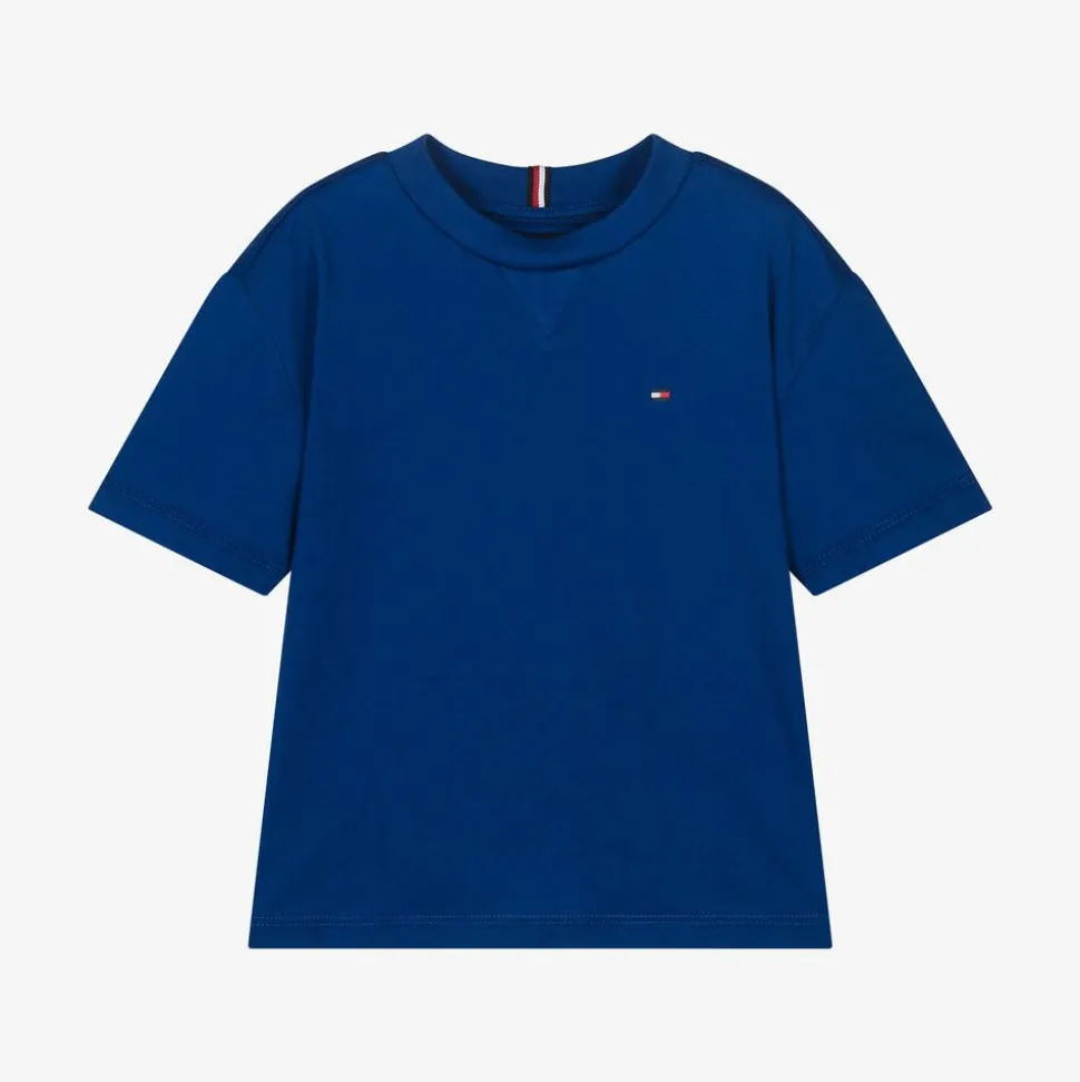 Boys Blue Cotton T-Shirt
