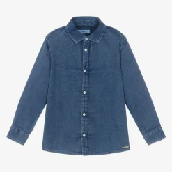 Boys Blue Denim Shirt