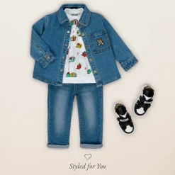 Boys Blue Denim Shirt