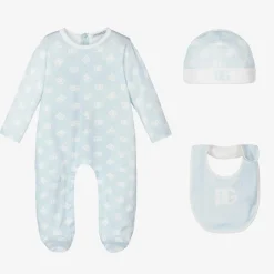 Boys Blue DG Babysuit Set
