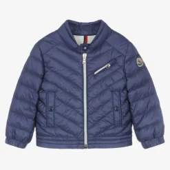 Boys Blue Down Padded Puffer Jacket