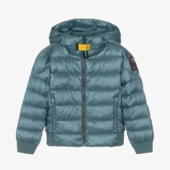 Boys Blue Down Padded Puffer Jacket