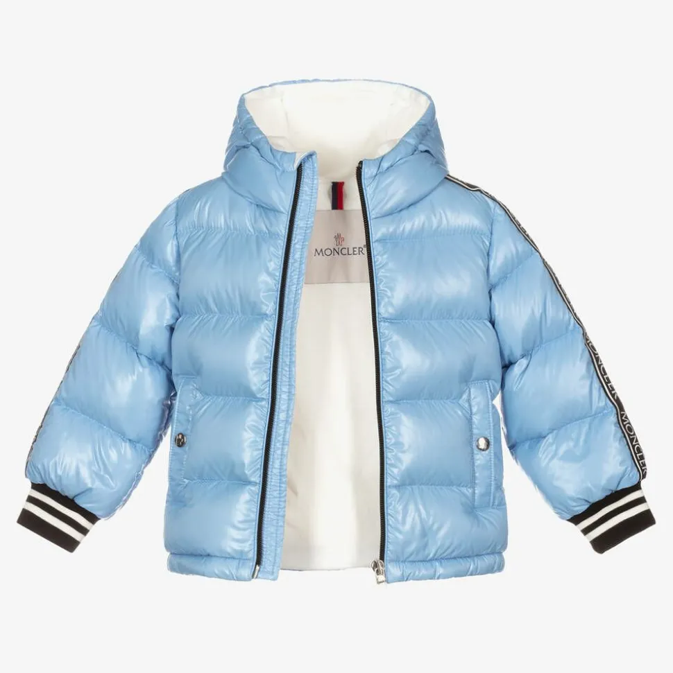 Boys Blue Down Padded Talat Snowsuit