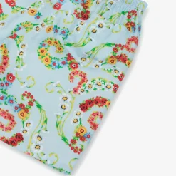 Boys Blue Floral Barocco Shorts