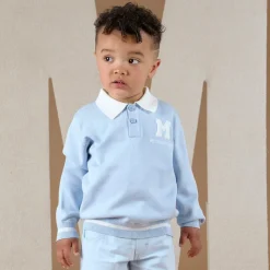 Boys Blue Knitted Sweater