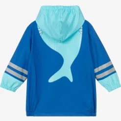 Boys Blue Shark Raincoat