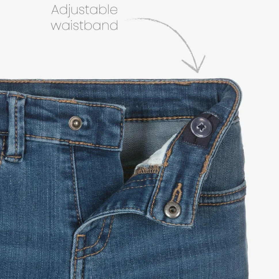 Boys Blue Slim Fit Denim Jeans