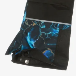 Boys Blue Storm Print Snowsuit & Snood Set