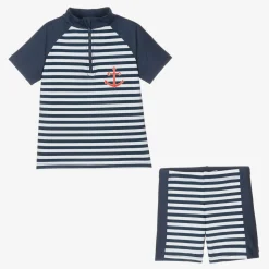 Boys Blue Swim Shorts Set (UPF50+)