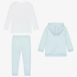 Boys Blue Tracksuit Set