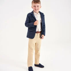 Boys Blue Tweed Blazer