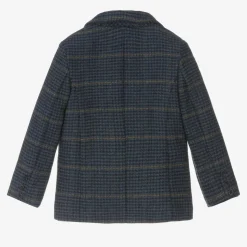 Boys Blue Tweed Blazer