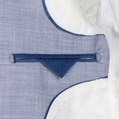 Boys Blue Twill Suit