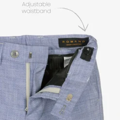 Boys Blue Twill Suit