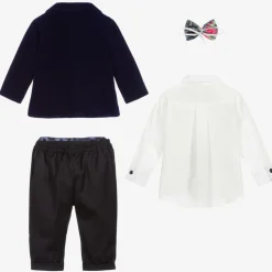 Boys Blue Velvet Suit