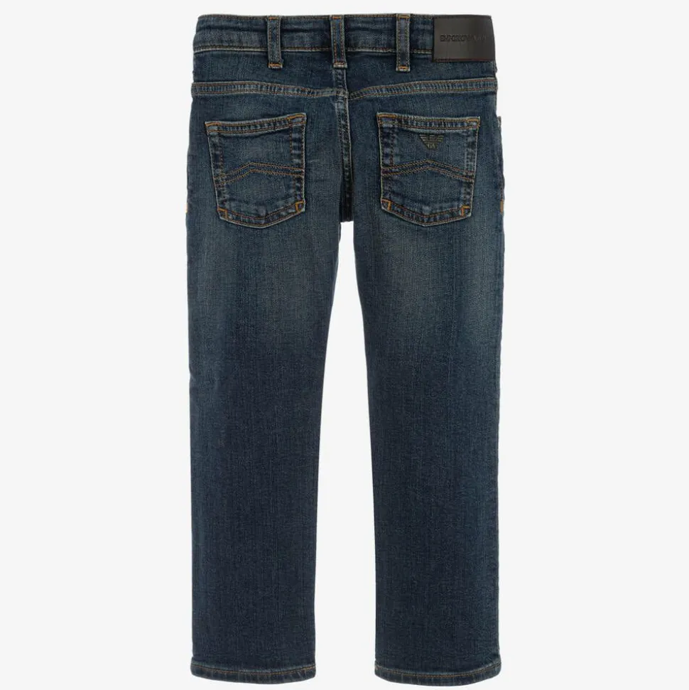 Boys Blue Washed Denim Jeans