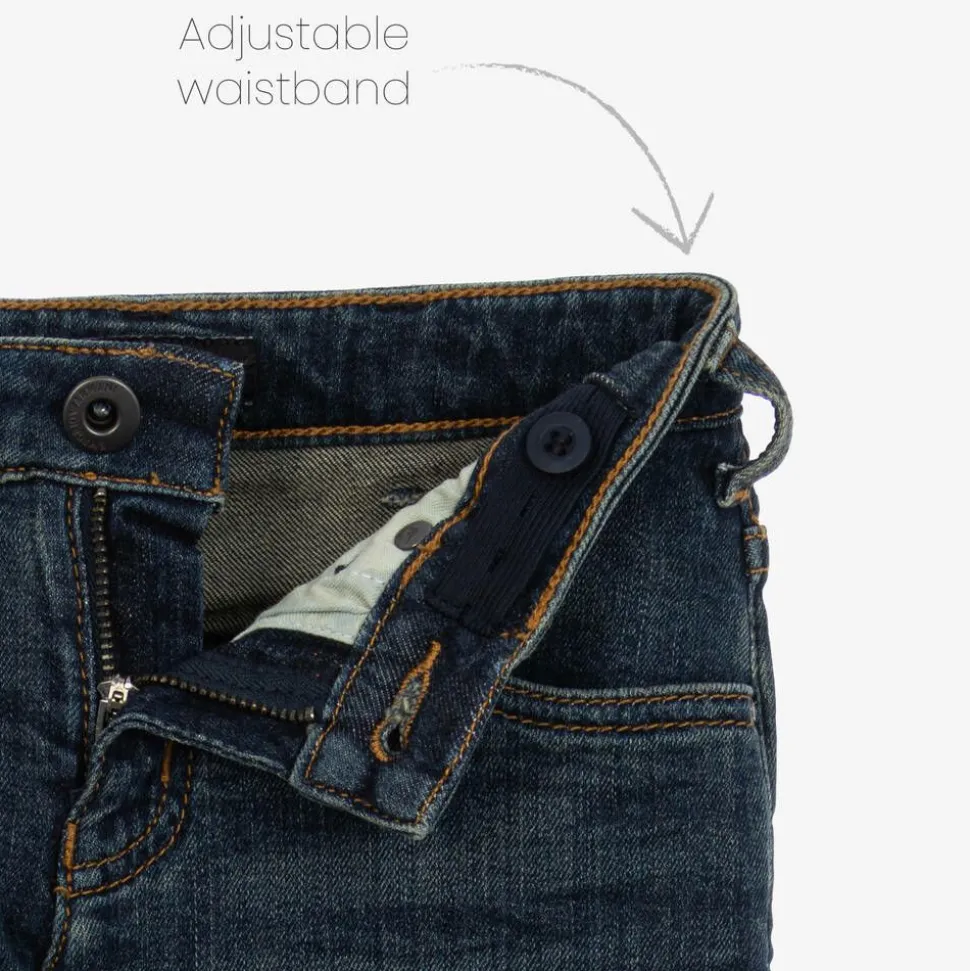 Boys Blue Washed Denim Jeans