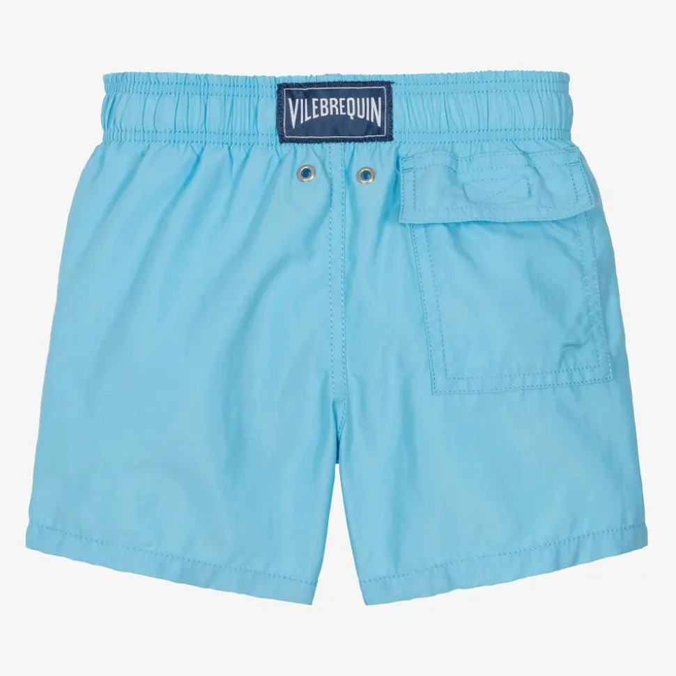 Boys Blue Water-Reactive Swim Shorts