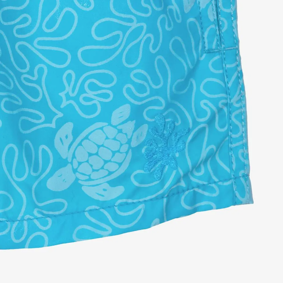 Boys Blue Water-Reactive Swim Shorts