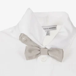 Boys Bronze Satin Twill Suit